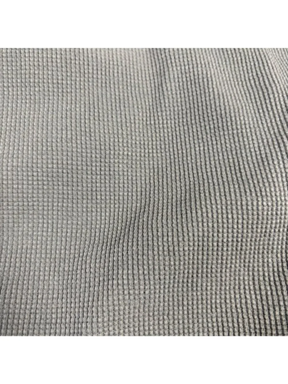 Lululemon Back in Action Waffle Sweatshirt Graphite Gray no Tag 6 8 Long Sleeve